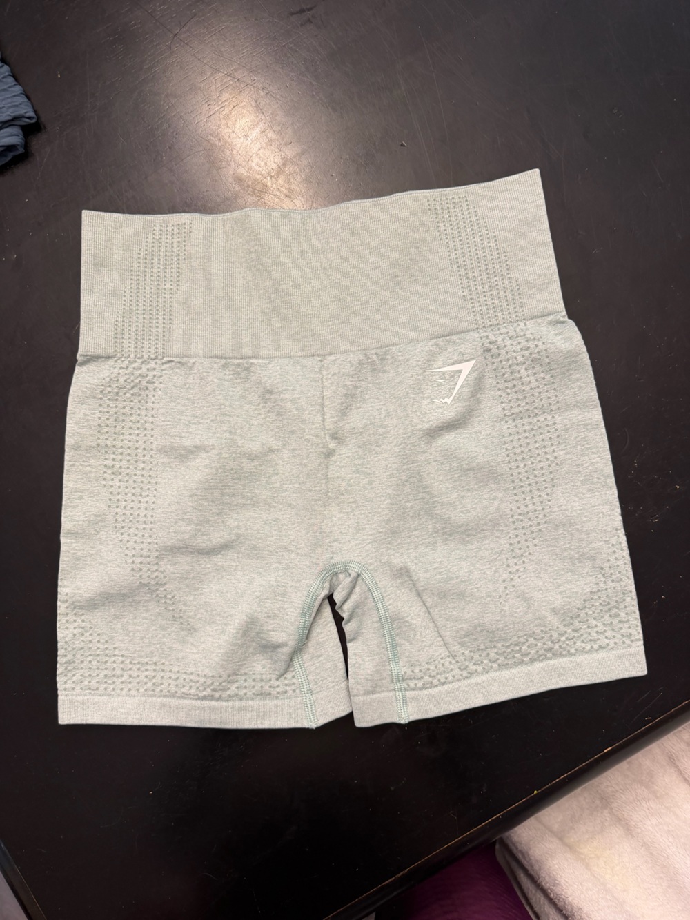 Gymshark Women's Mint Green Seamless High-Waist Bike Shorts